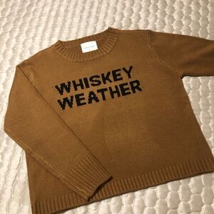 Panache Apparel Whiskey Weather Brown Knit Sweater | Medium